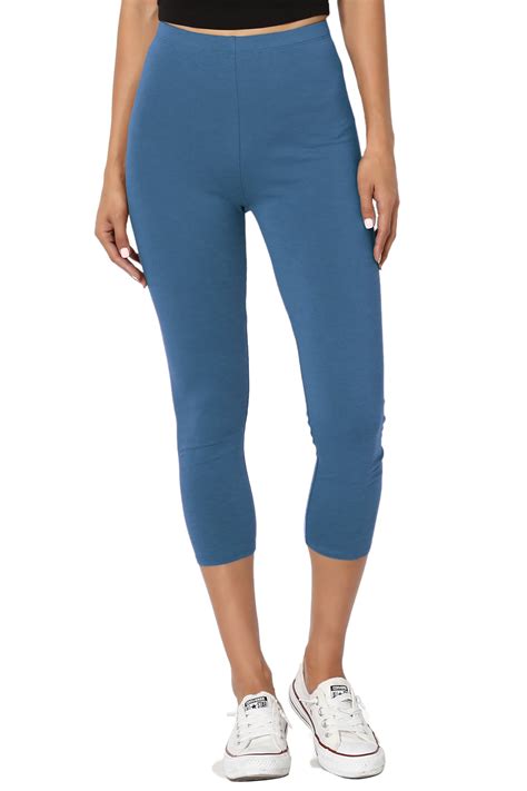 cotton spandex capri leggings